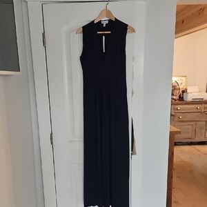 Elegant NAVY Sleeveless Maxi Dress